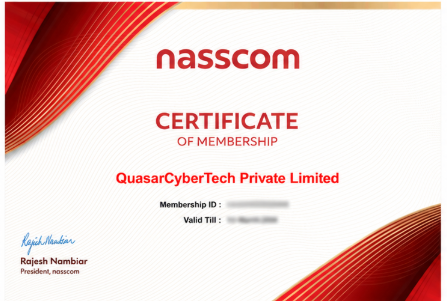 QuassrCyberTech | NASSCOM Member Logo